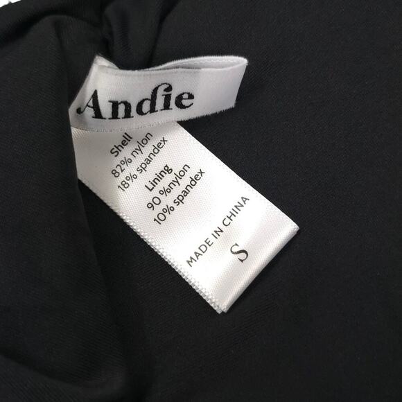 NWOT Andie One Piece The Santorini Swimsuit Black Floral Colorful Vibrant - Picture 10 of 10